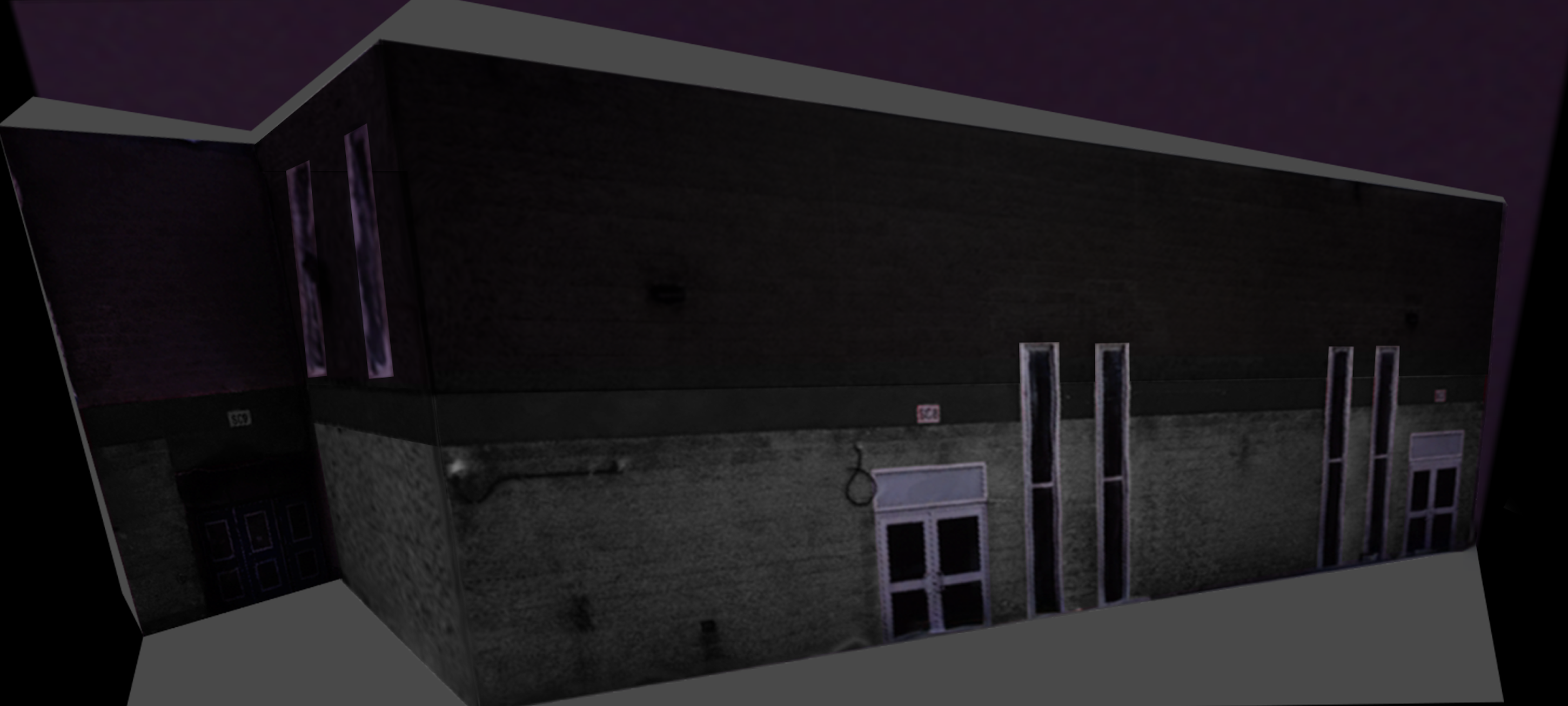 Projection mapping in progress